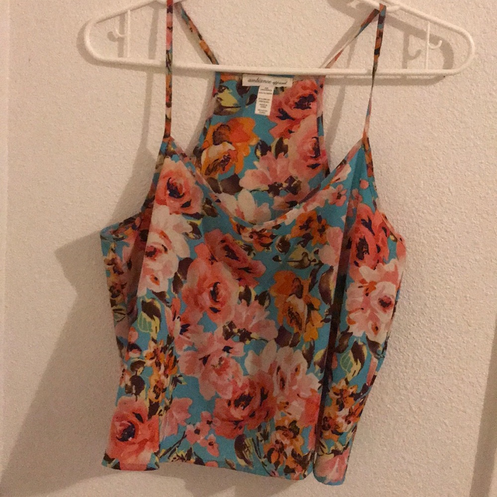 Floral crop top